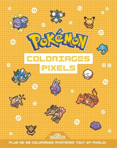 Front cover_Pokémon : Coloriages pixels