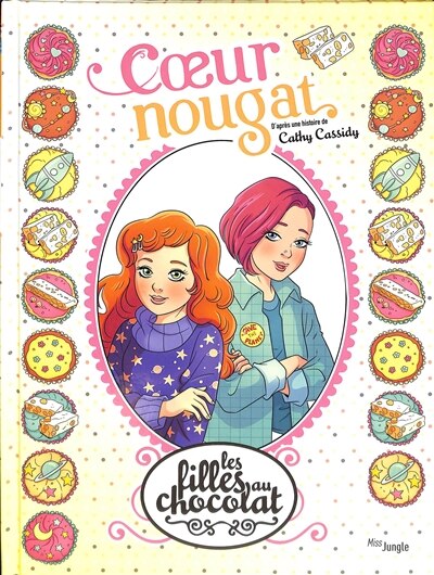 Front cover_Les filles au chocolat - tome 14 coeur nougat
