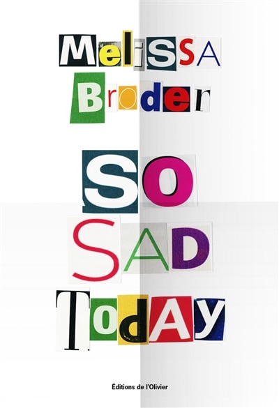Couverture_So sad today