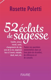 Front cover_52 éclats de sagesse