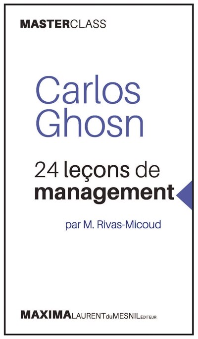 Couverture_Carlos Ghosn 24 leçons management