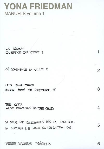 Front cover_Manuels, Vol. 1