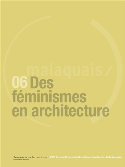 Front cover_Revue Malaquais, n°6. Des féminismes en architecture