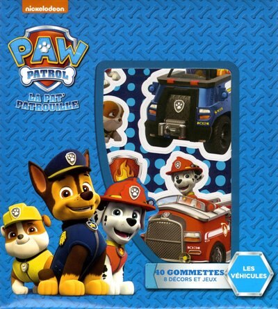 Paw Patrol Pat Patrouille 40 gommettes La patrouille