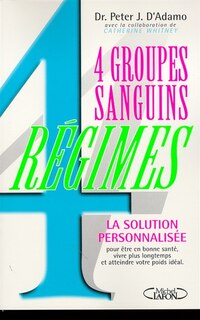 Front cover_4 groupes sanguins, 4 régimes
