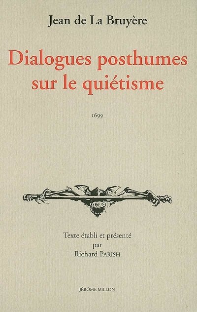 Front cover_Dialogues posthumes sur le quiétisme