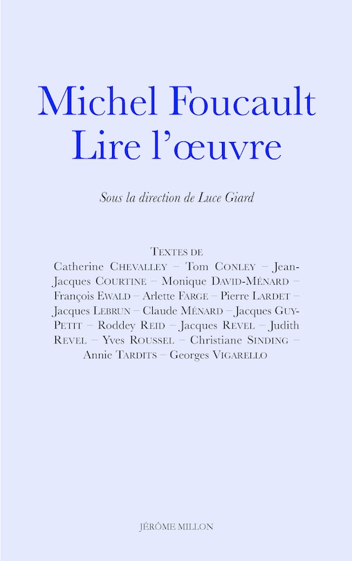 Front cover_Michel Foucault