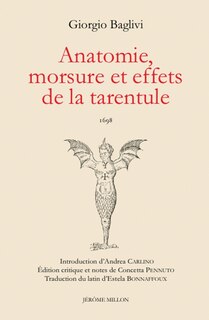 Front cover_Anatomie, morsure et effets de la tarentule