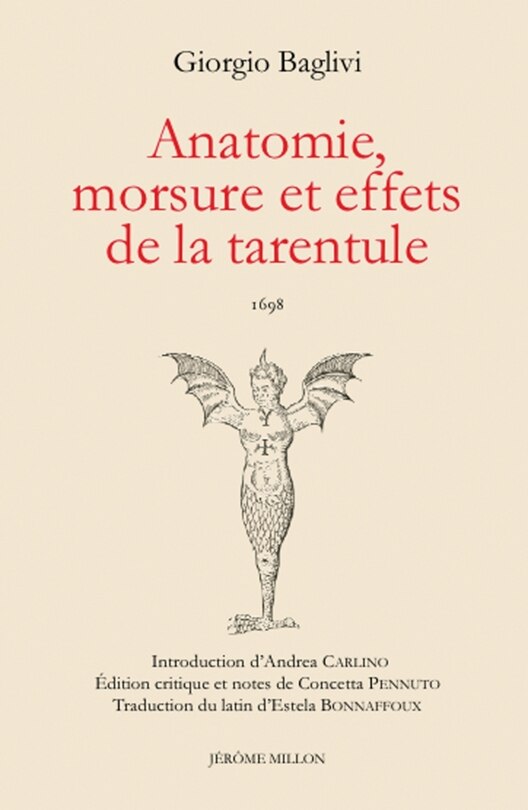 Front cover_Anatomie, morsure et effets de la tarentule