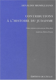 Front cover_Contributions à l'histoire du judaïsme