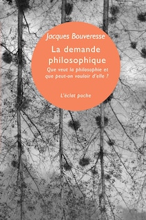 Front cover_La demande philosophique