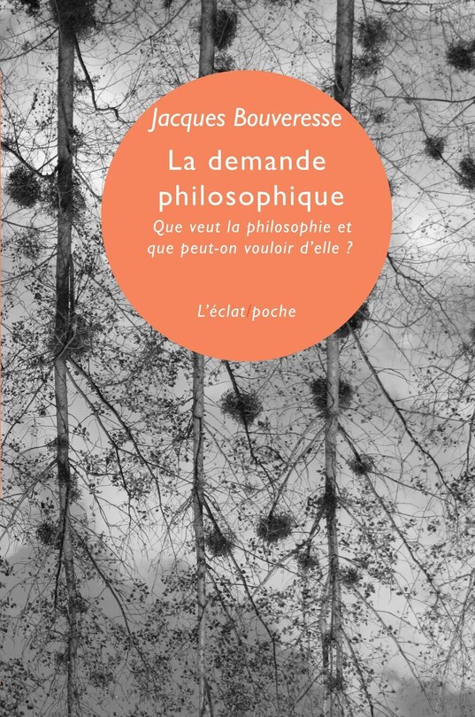 Front cover_La demande philosophique