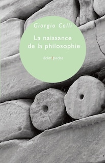 Couverture_La naissance de la philosophie