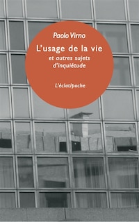 Front cover_L' usage de la vie