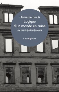 Front cover_Logique d'un monde en ruine