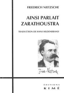 Front cover_Ainsi parlait Zarathoustra
