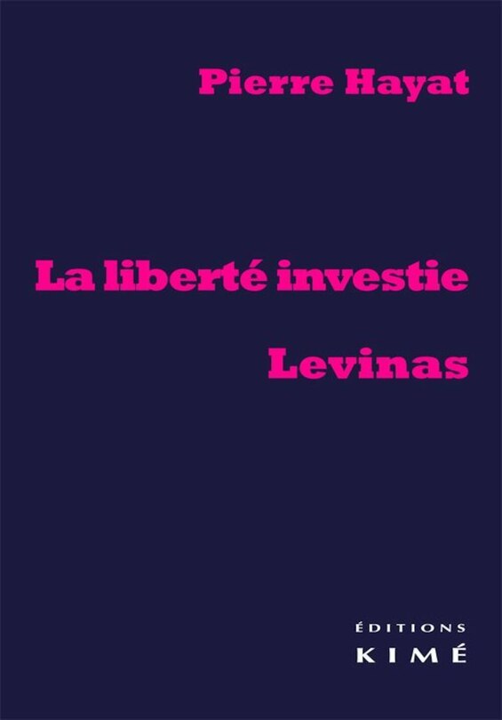 Front cover_La liberté investie