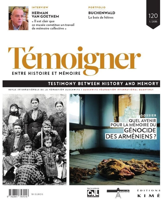 Front cover_Témoigner entre hist. & mémoire, no 120