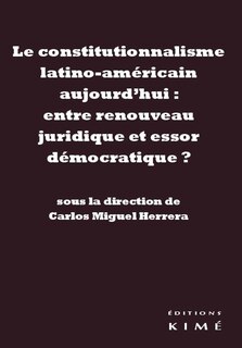 Front cover_Le constitutionnalisme latino-américain aujourd'hui