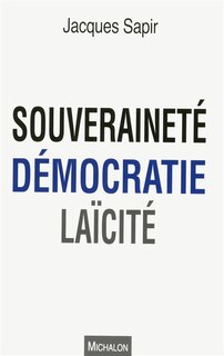 Front cover_Souveraineté, démocratie, laïcité