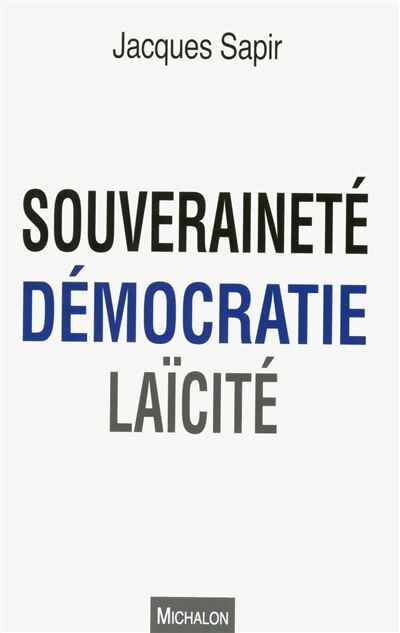 Front cover_Souveraineté, démocratie, laïcité