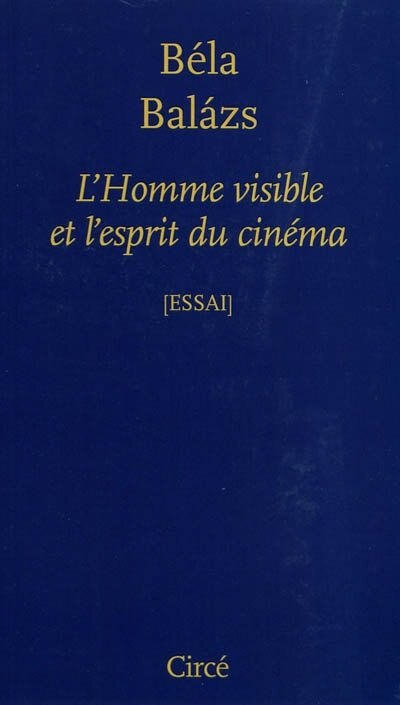 Front cover_L' homme visible et l'esprit du cinéma