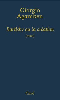 Front cover_Bartleby ou la création