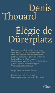 Front cover_Elégie de Dürerplatz