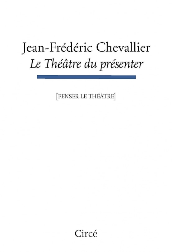 Couverture_Le théâtre du présenter