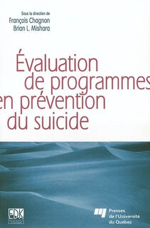 Couverture_Evaluation de programmes en prévention du suicide