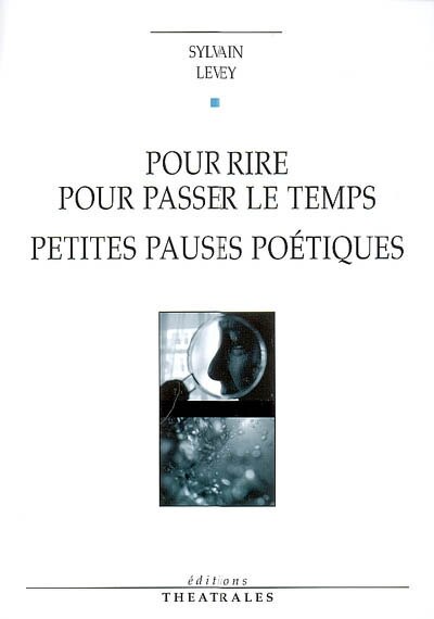 Front cover_Pour rire, pour passer le temps