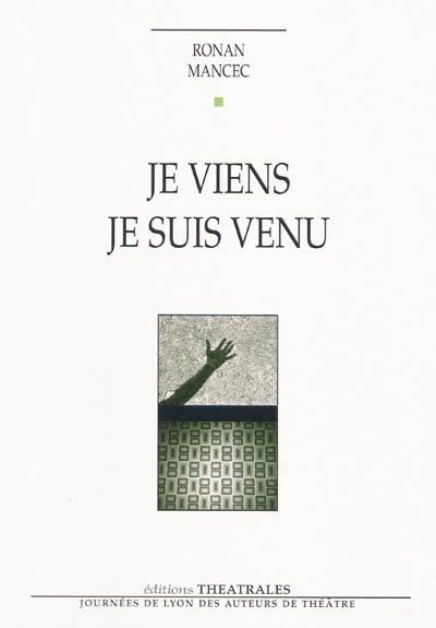 Front cover_Je viens je suis venu