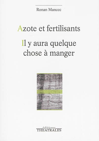 Front cover_Azote et fertilisants ; Il y aura quelque chose à manger