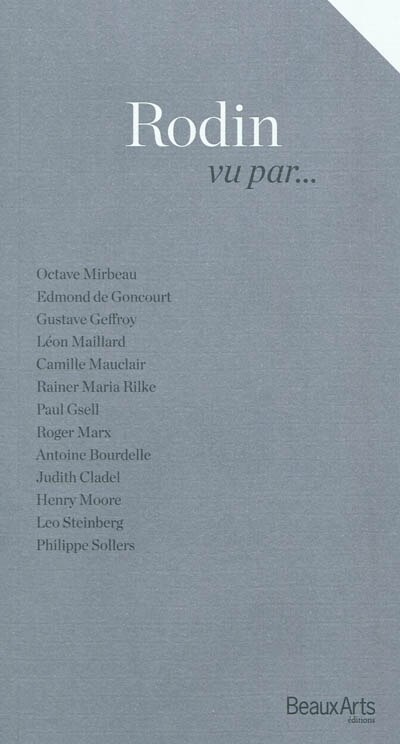 Front cover_Rodin vu par...