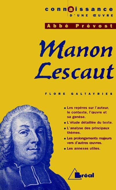 Couverture_Manon Lescaut, abb&eacute; Pr&eacute;vost