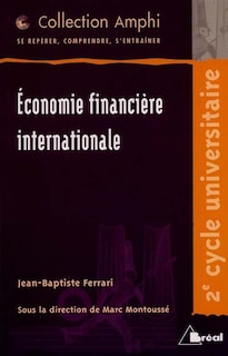 Front cover_Economie financi&egrave;re internationale