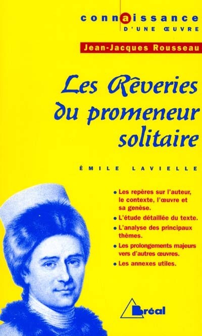Front cover_Les rêveries du promeneur solitaire, Rousseau