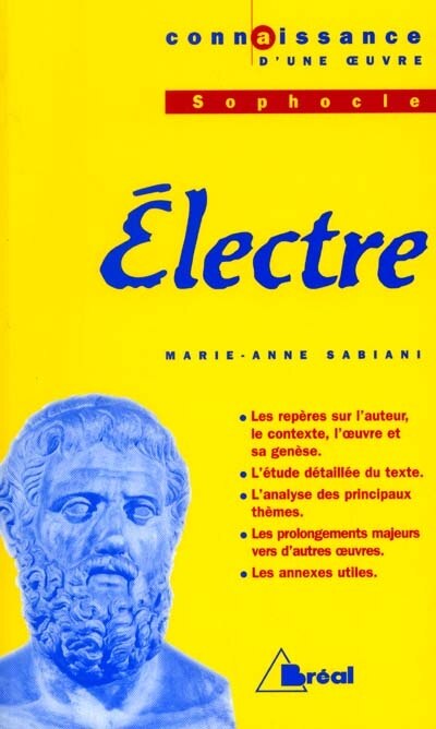 Front cover_Electre, Sophocle