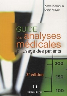 Couverture_Guide des analyses médicales à l'usage des patients