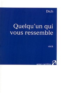 Couverture_Quelqu'un qui vous ressemble