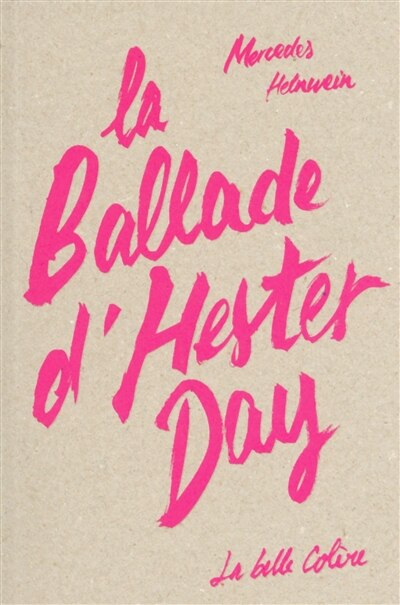 Front cover_La ballade d'Hester Day