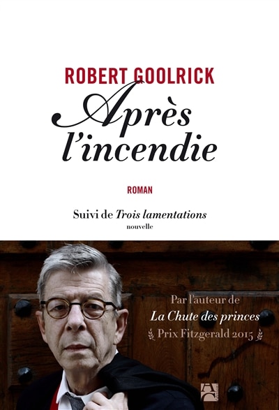 Front cover_Après l'incendie ; Trois lamentations