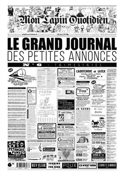Front cover_Mon lapin quotidien, n°6
