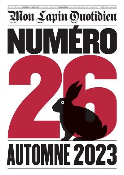 Front cover_Mon Lapin Quotidien, no 26