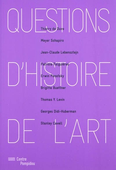 Couverture_Questions d'histoire de l'art