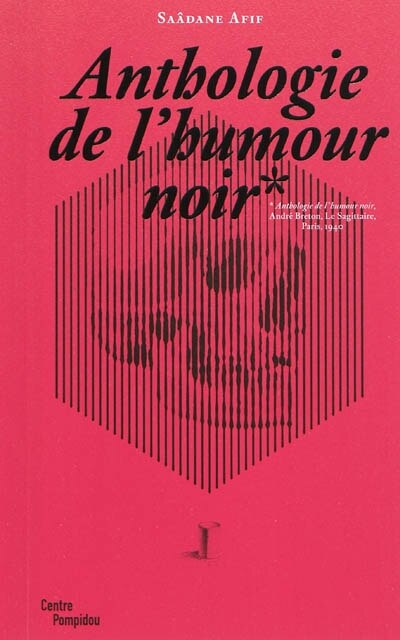 Front cover_Anthologie de l'humour noir : Saâdane Afif