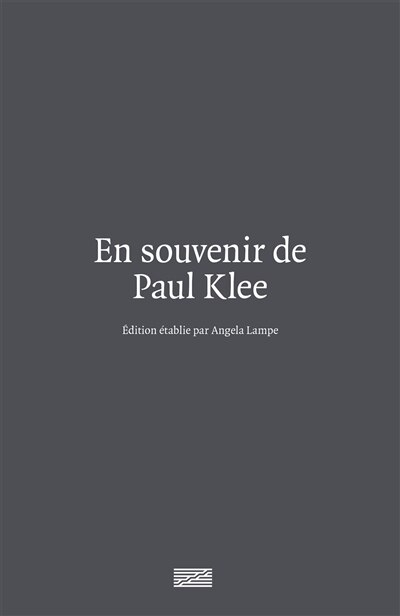 Front cover_En souvenir de Paul Klee