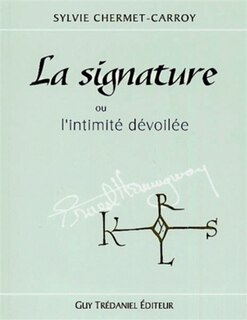 Front cover_Les signatures ou L'intimité dévoilée