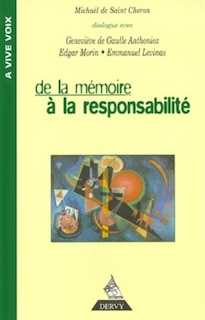 Front cover_De la mémoire à la responsabilité