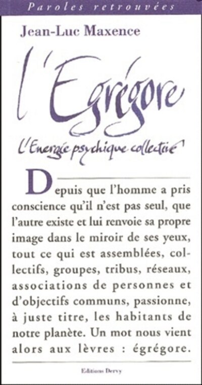 Front cover_L' égrégore